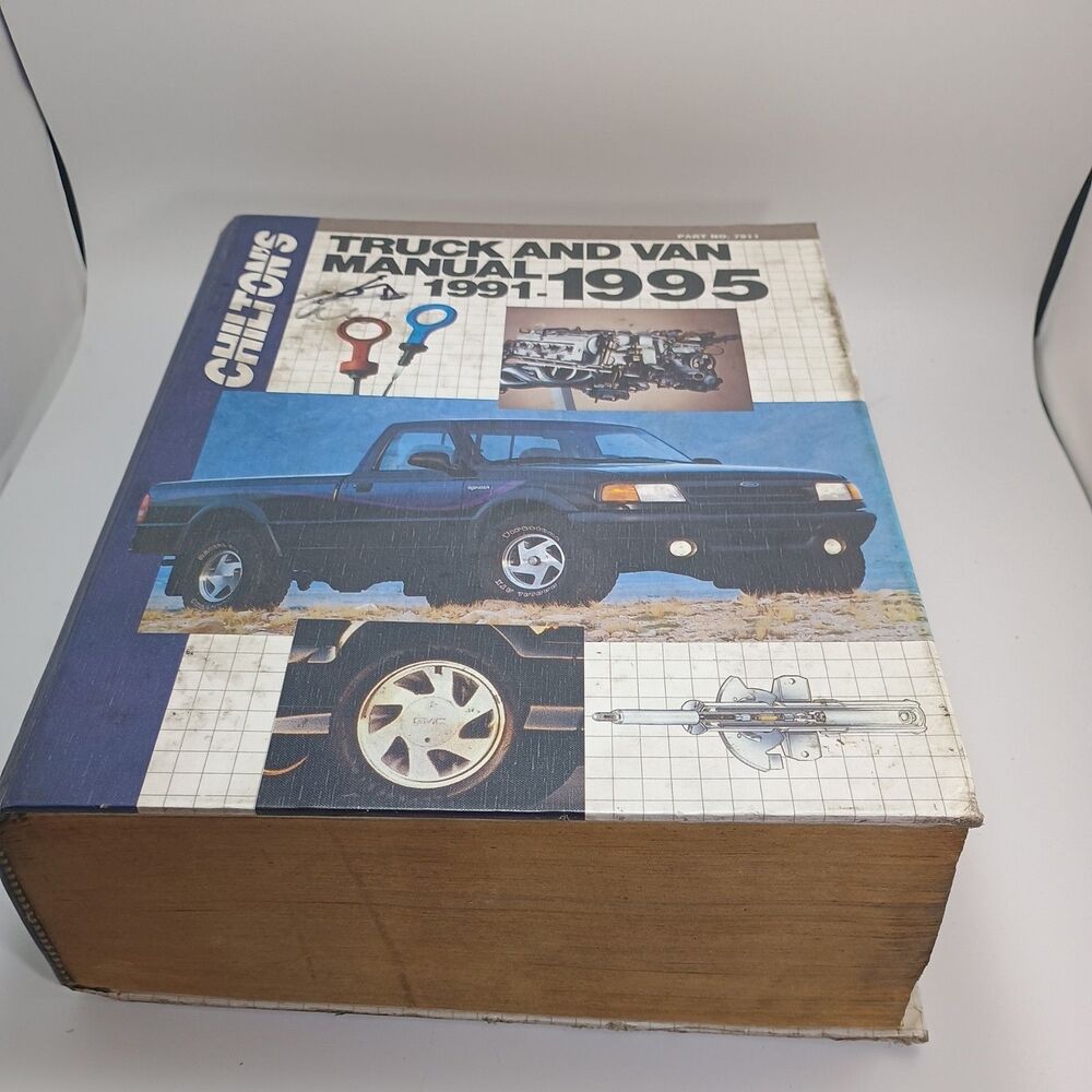1991-1995 Chevrolet Ford Dodge Truck Service Manual Hardback Chilton 7911